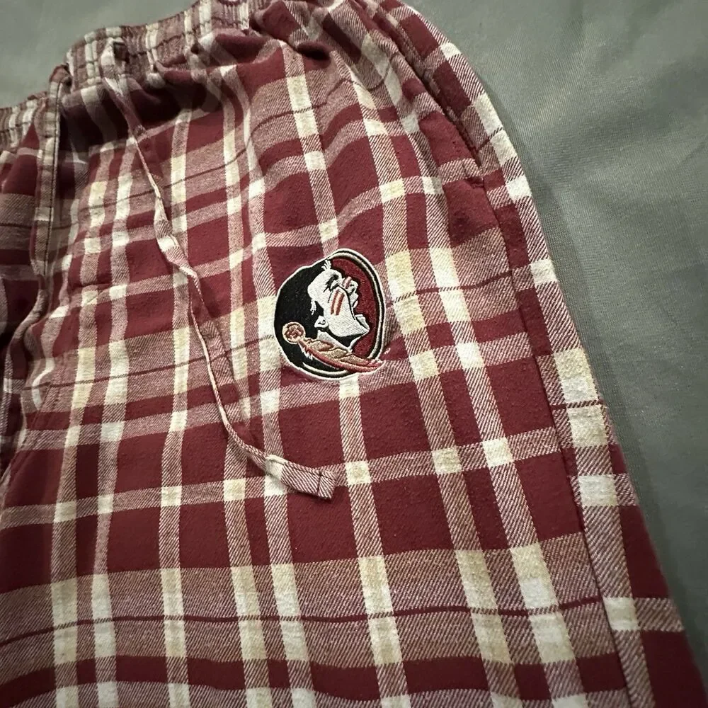 Concept Sports Pajama Pants Florida State Seminoles Sleepwear Plaid Unisex NCAA